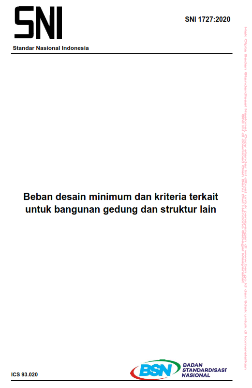 SNI 1727-2020 (Pembebanan)